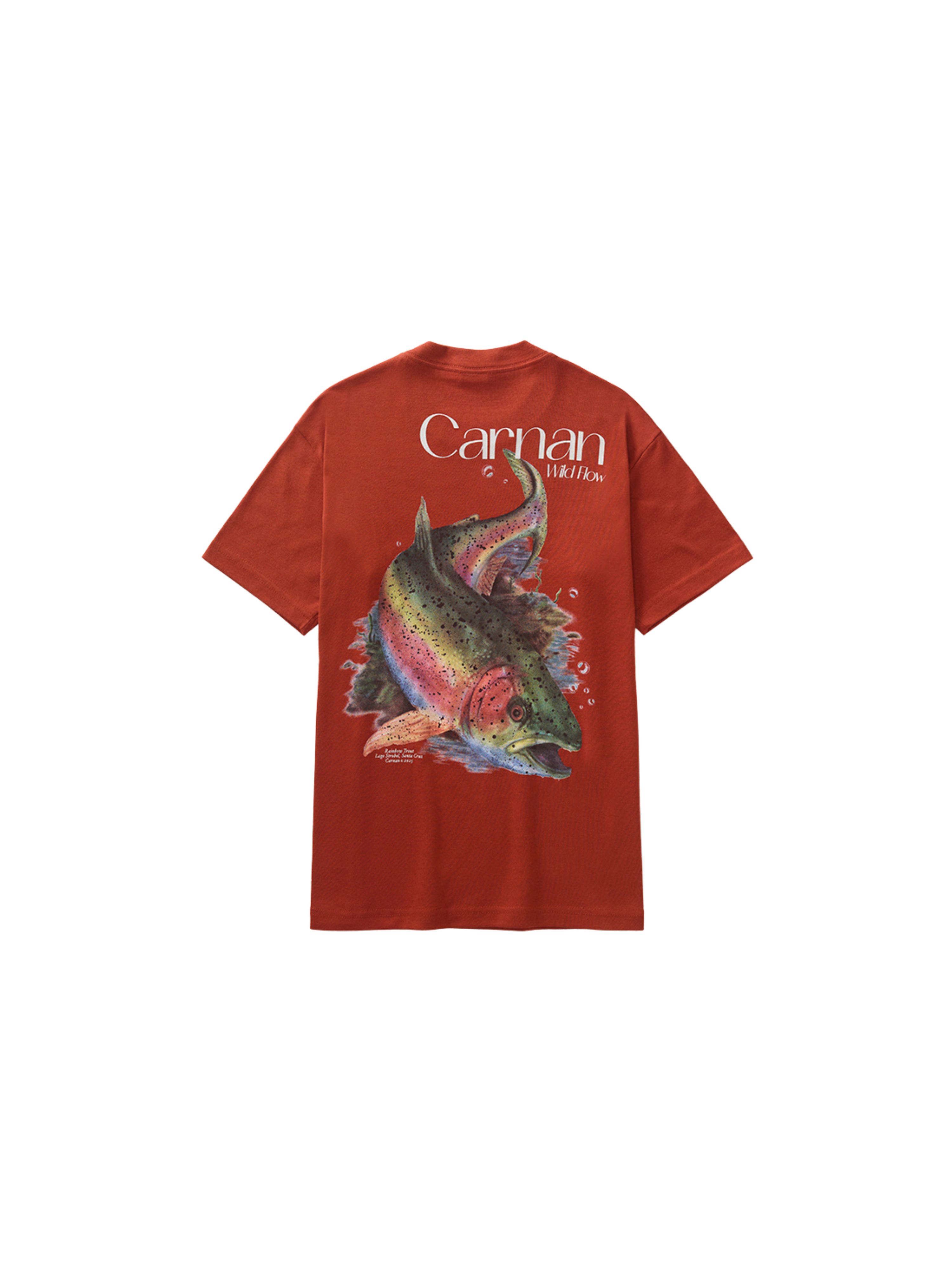 Fish Heavy T-shirt "Burgundy"